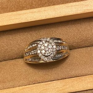 14K Yellow Gold Diamond Ring